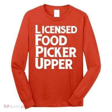 Licensed Food Picker Upper Long Sleeve Shirt