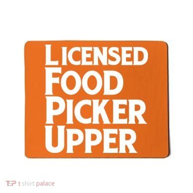 Licensed Food Picker Upper Mousepad