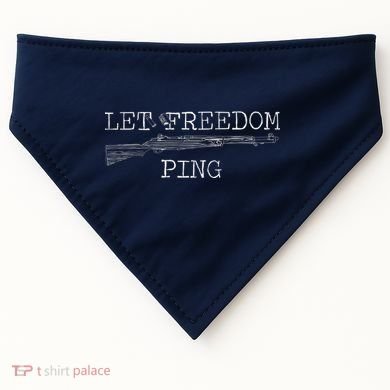 Let Freedom Ping Premium USA-Made Doggie Bandana