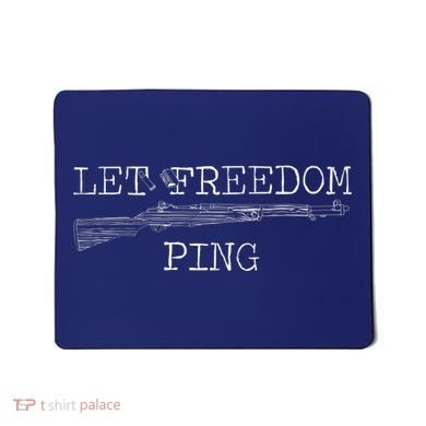 Let Freedom Ping Premium Mousepad