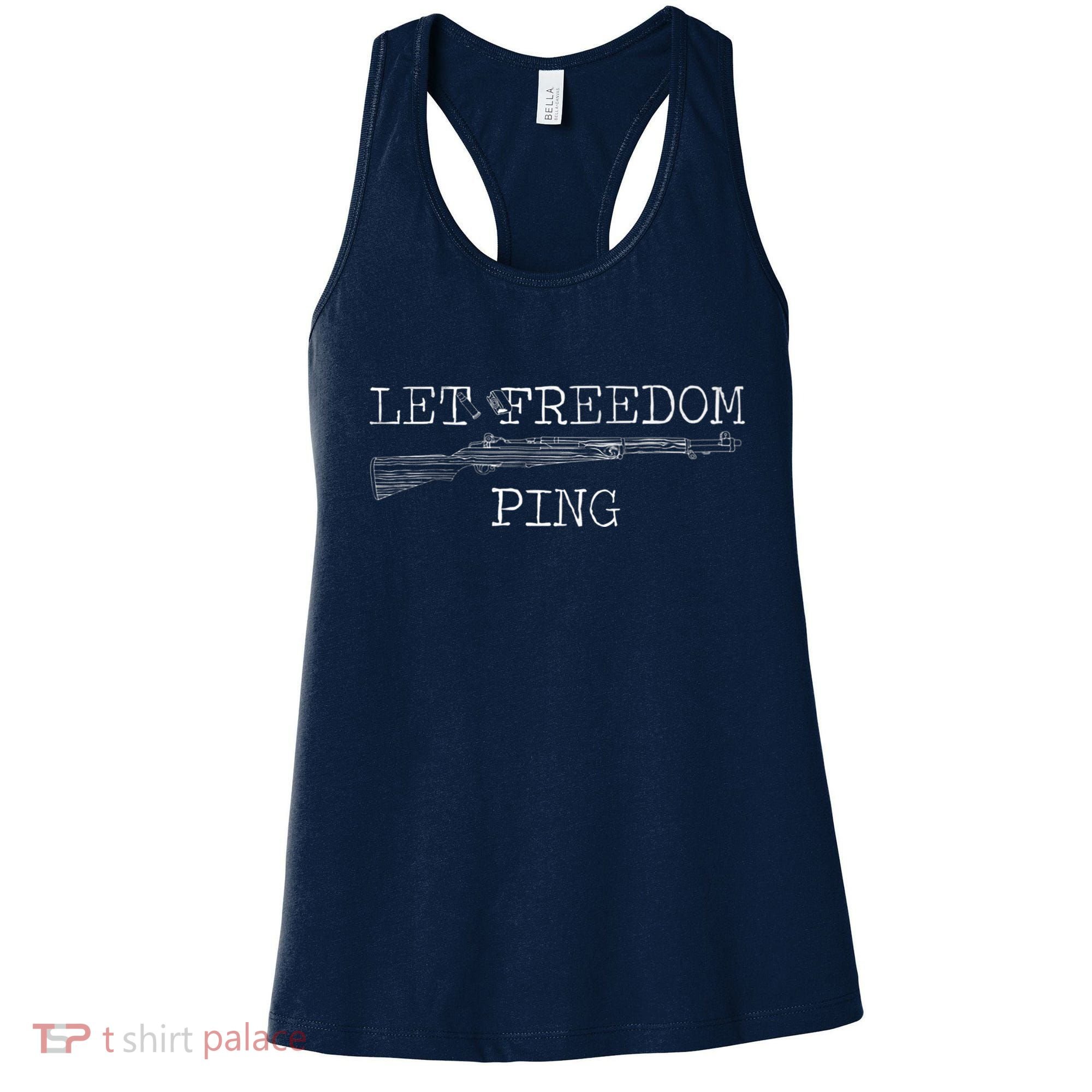 Let Freedom Ping Premium Women's Tank Top