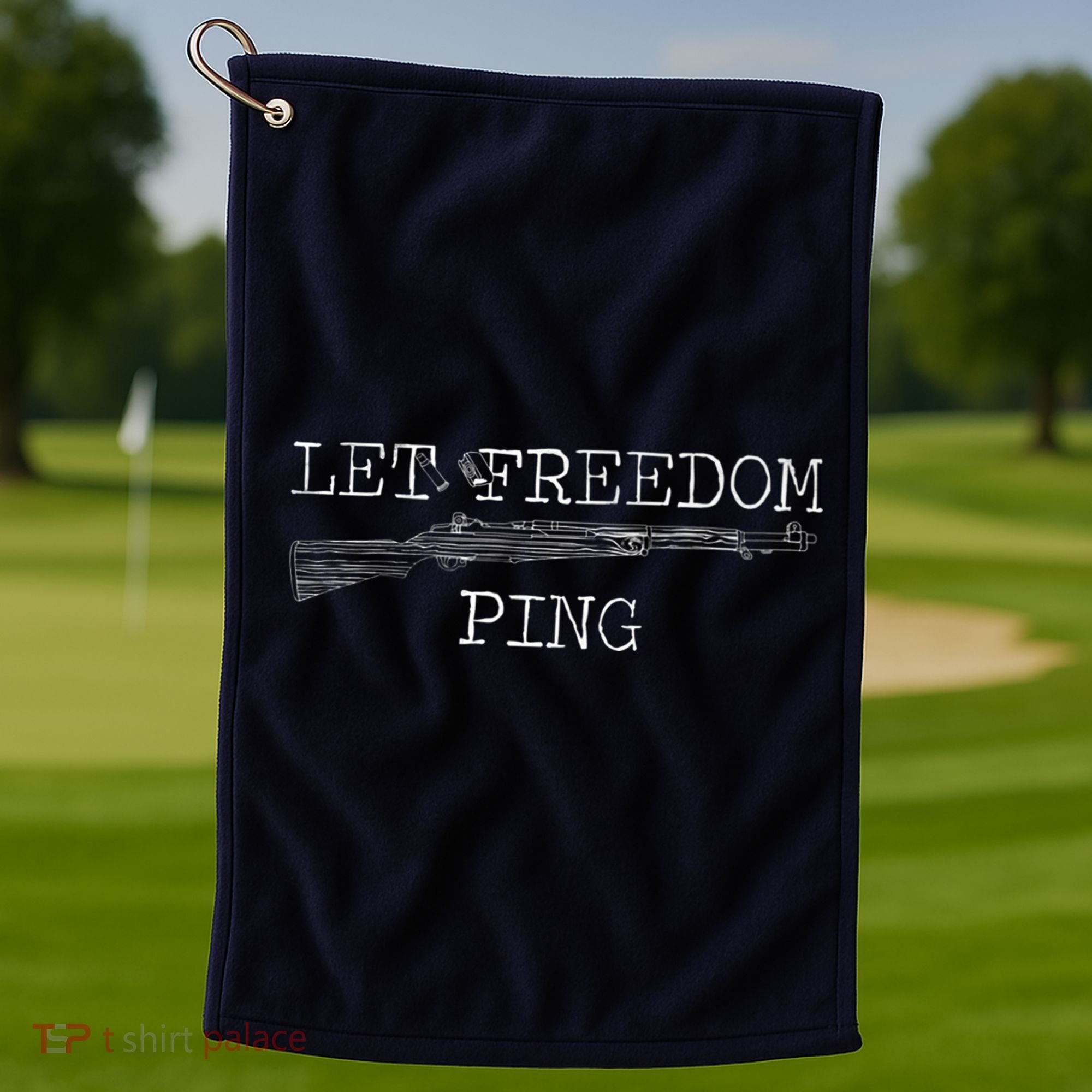 Let Freedom Ping Premium Golf Towel