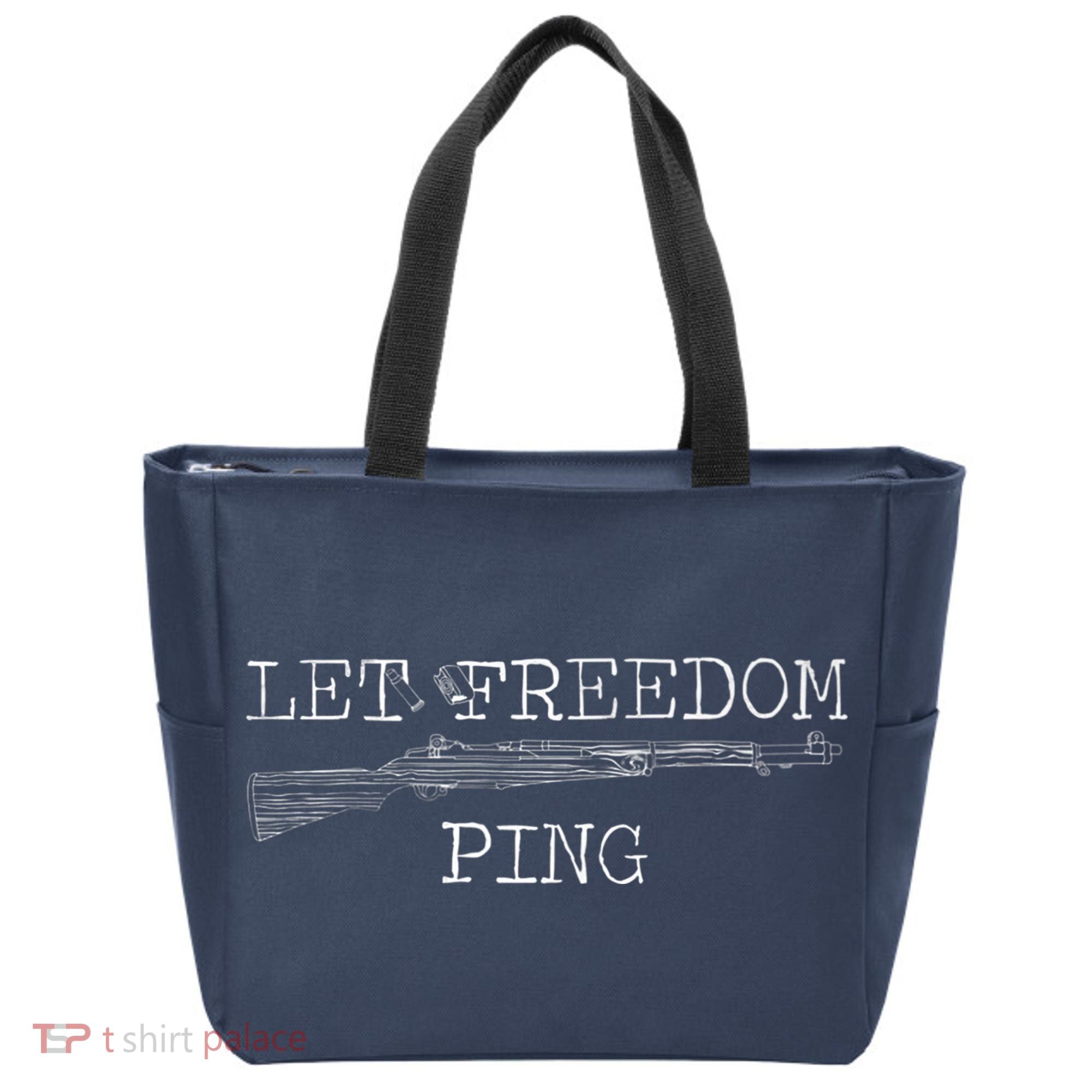 Let Freedom Ping Premium Tote Bag