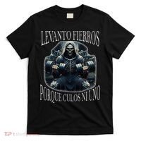 Levanto Fierros Porque Calacas Chidas Gym T-Shirt thumb 0