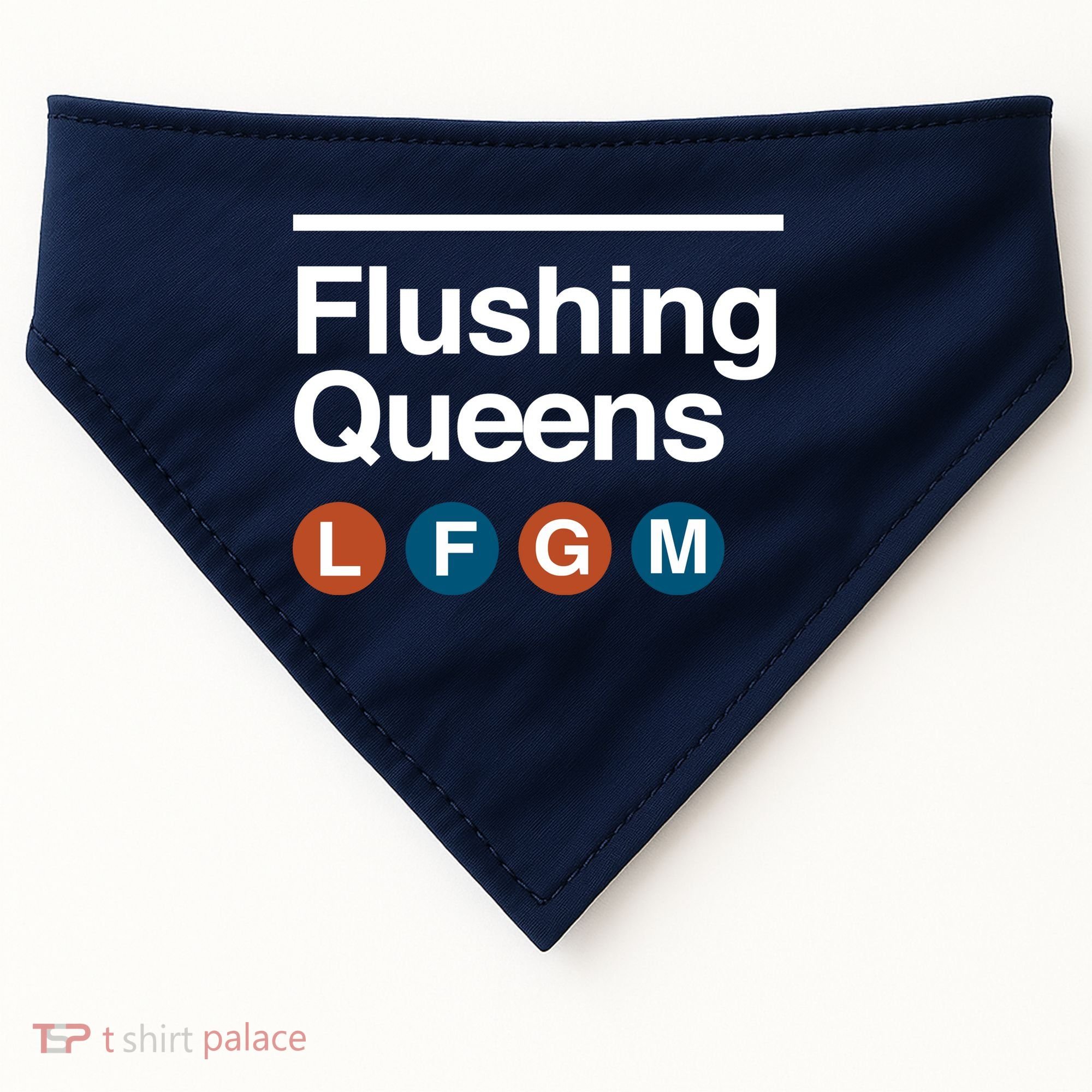 LFGM Flushing Queens USA-Made Doggie Bandana
