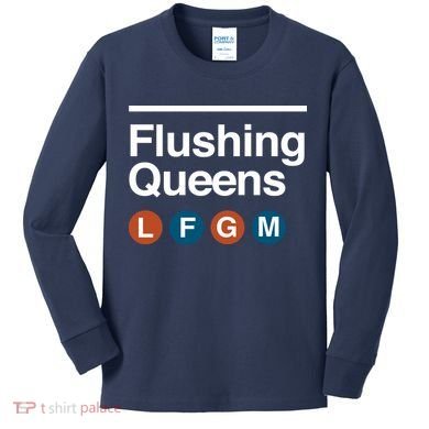LFGM Flushing Queens Kids Long Sleeve Shirt