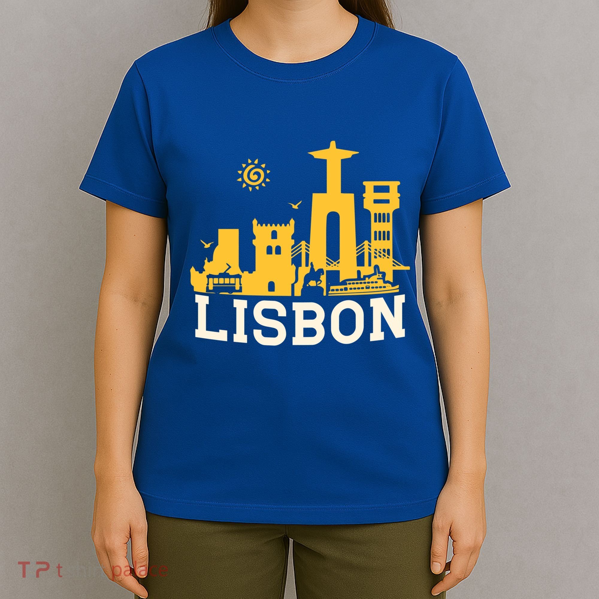Lisbon Fish Restaurant Portugal Lisboa Portuguese Mom Gift T-Shirt