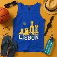 Lisbon Fish Restaurant Portugal Lisboa Portuguese Mom Gift Tank Top thumb 4