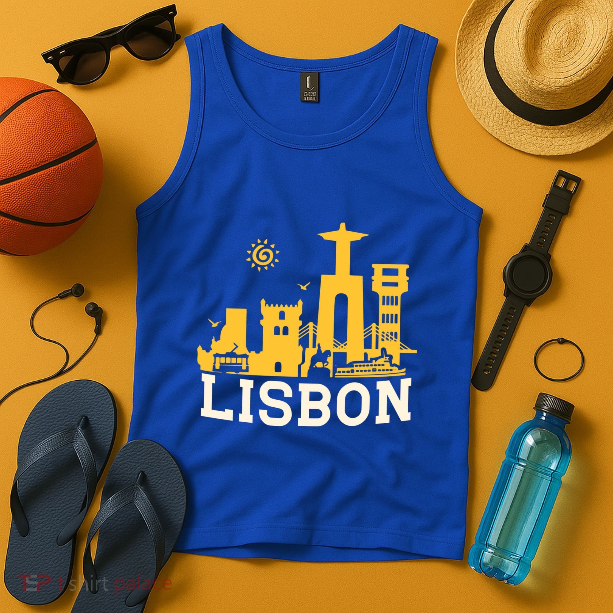 Lisbon Fish Restaurant Portugal Lisboa Portuguese Mom Gift Tank Top