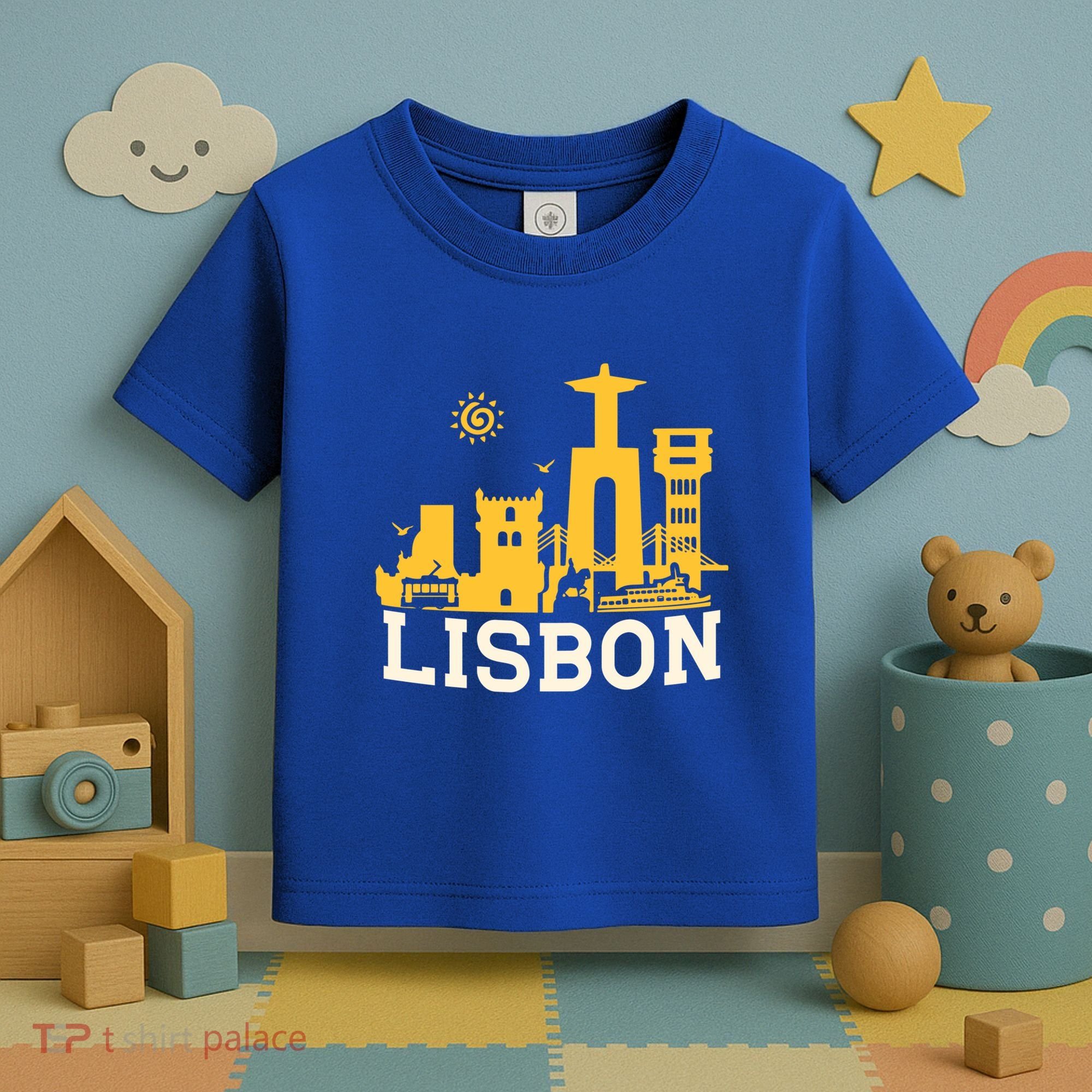 Lisbon Fish Restaurant Portugal Lisboa Portuguese Mom Gift Toddler T-Shirt