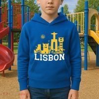 Lisbon Fish Restaurant Portugal Lisboa Portuguese Mom Gift Kids Hoodie thumb 2