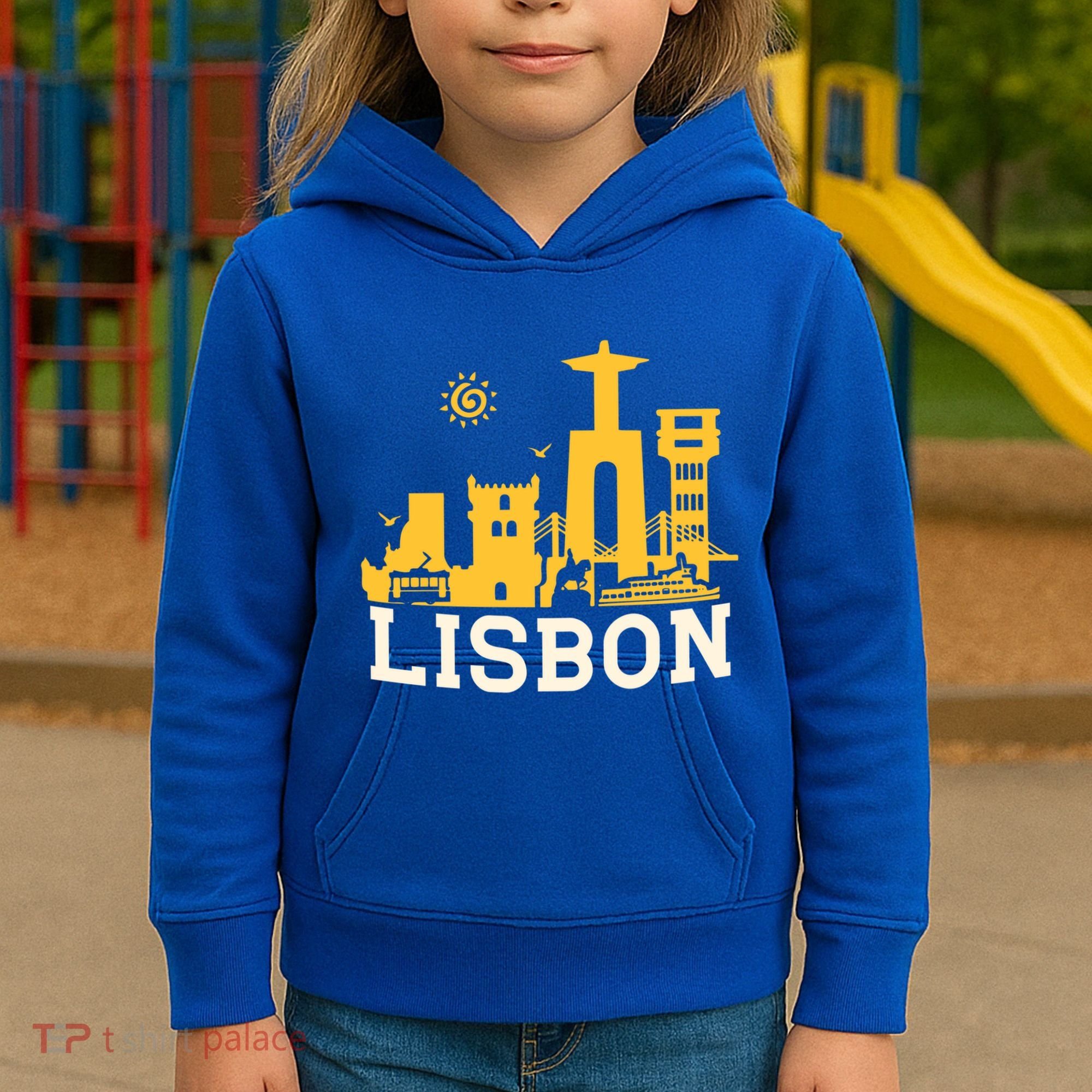Lisbon Fish Restaurant Portugal Lisboa Portuguese Mom Gift Kids Hoodie