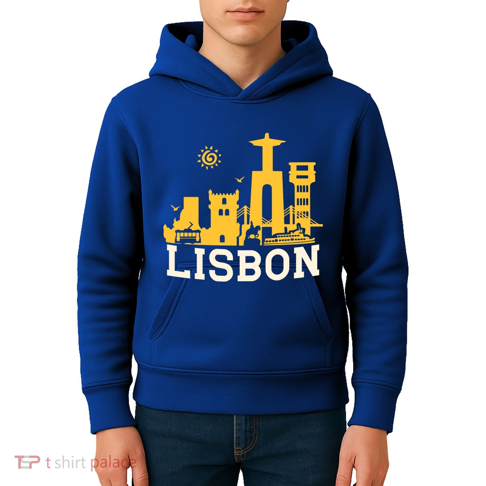 Lisbon Fish Restaurant Portugal Lisboa Portuguese Mom Gift Kids Hoodie