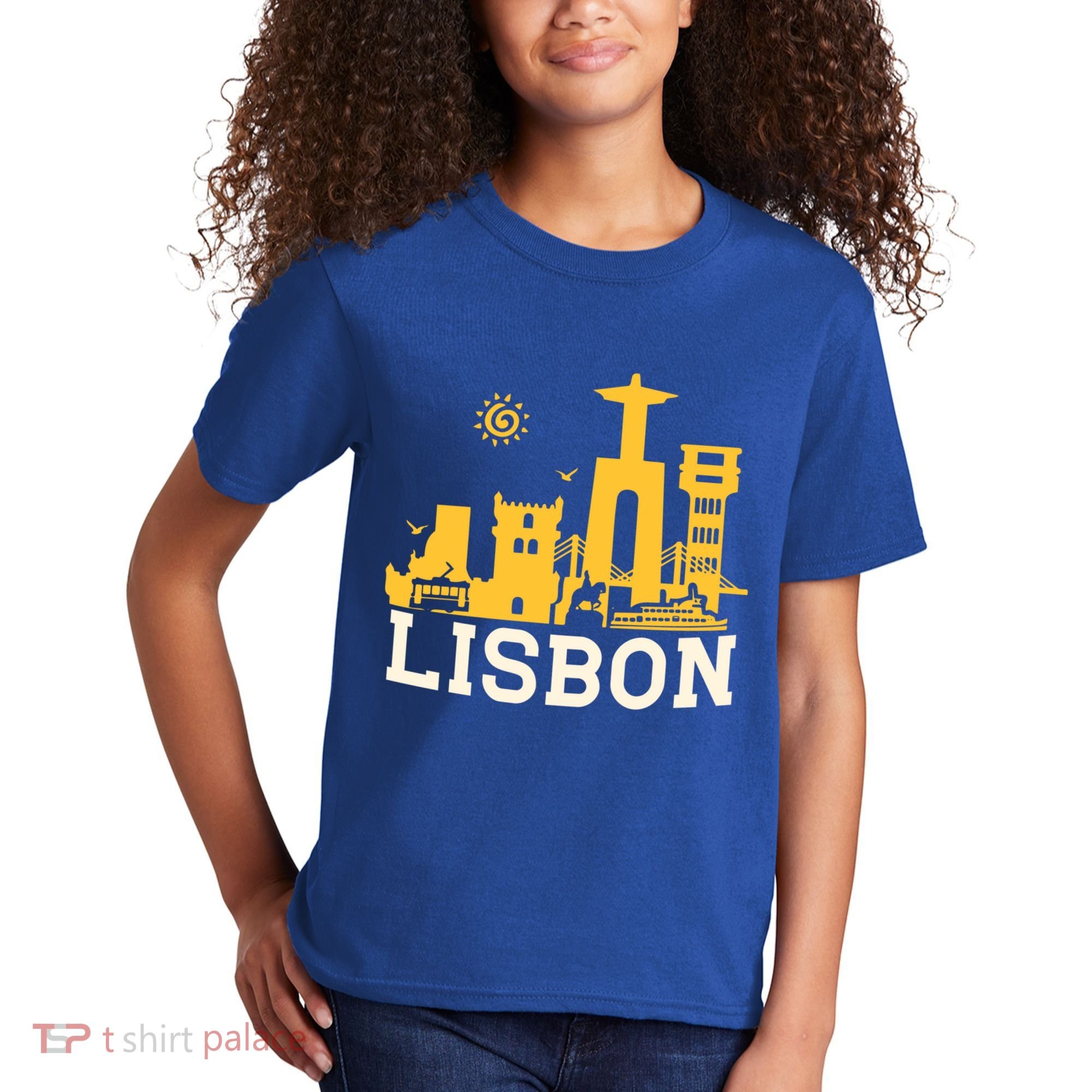 Lisbon Fish Restaurant Portugal Lisboa Portuguese Mom Gift Kids T-Shirt