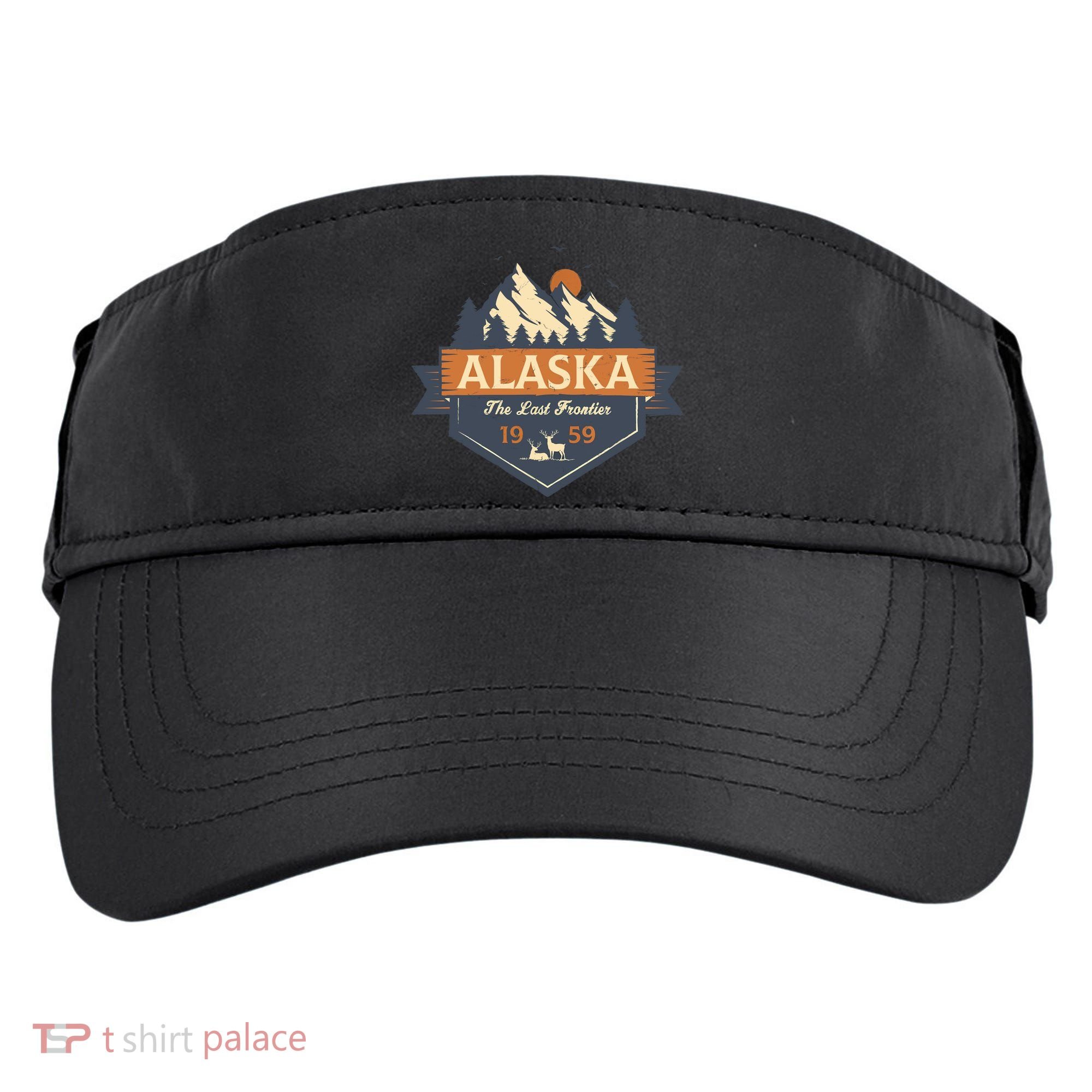 Last Frontier Retro Alaska Adult Drive Performance Visor
