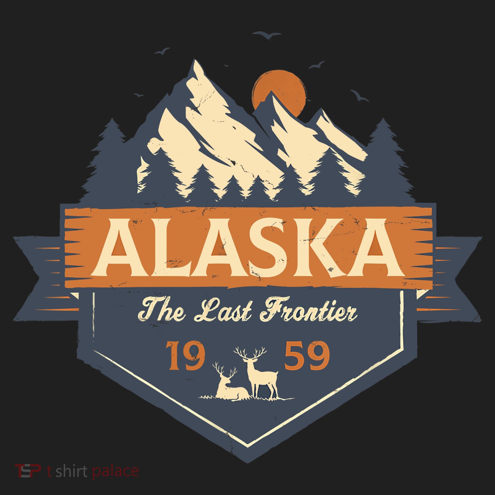Last Frontier Retro Alaska Tumbler