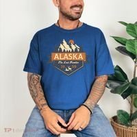Last Frontier Retro Alaska Comfort Colors T-Shirt thumb 3