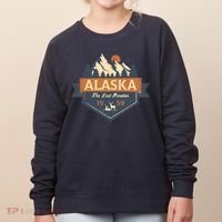 Last Frontier Retro Alaska Women's Sweatshirt thumb 0