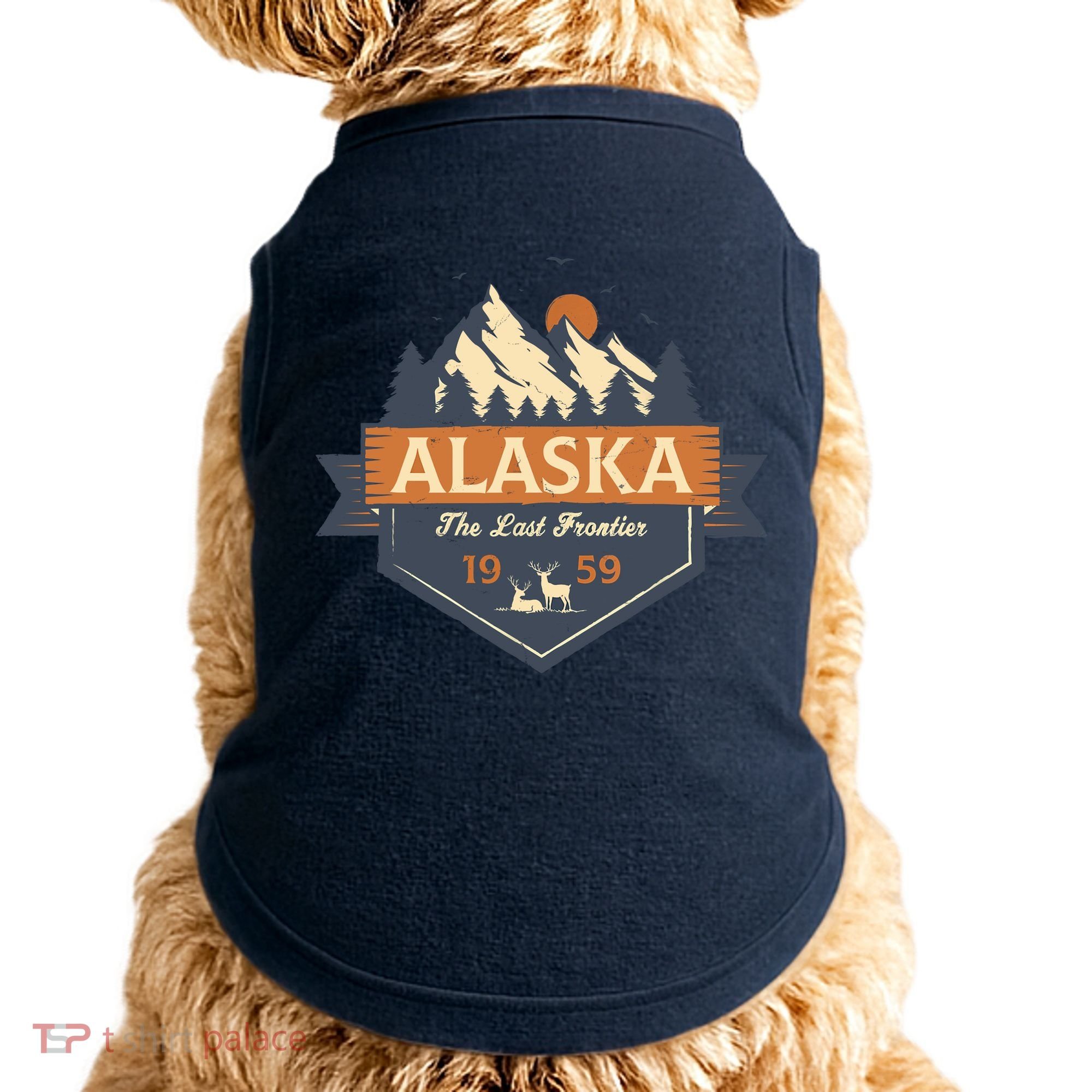 Last Frontier Retro Alaska Doggie Tank