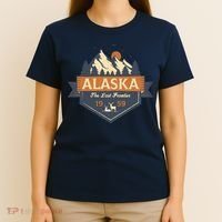 Last Frontier Retro Alaska T-Shirt thumb 4