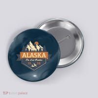 Last Frontier Retro Alaska Button thumb 0