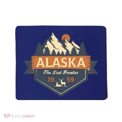 Last Frontier Retro Alaska Mousepad