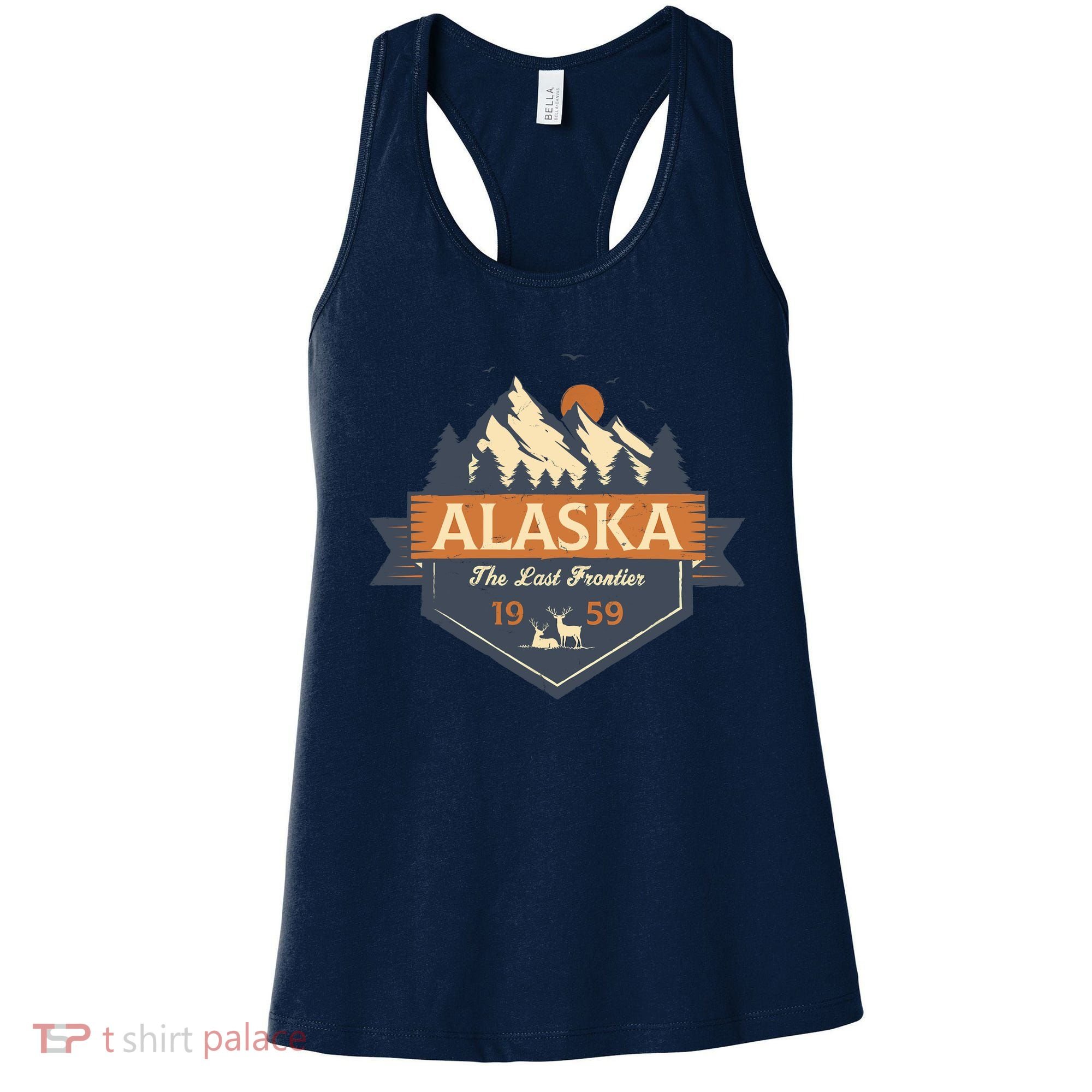 Last Frontier Retro Alaska Women's Tank Top