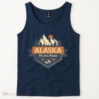 Last Frontier Retro Alaska Tank Top thumb 2