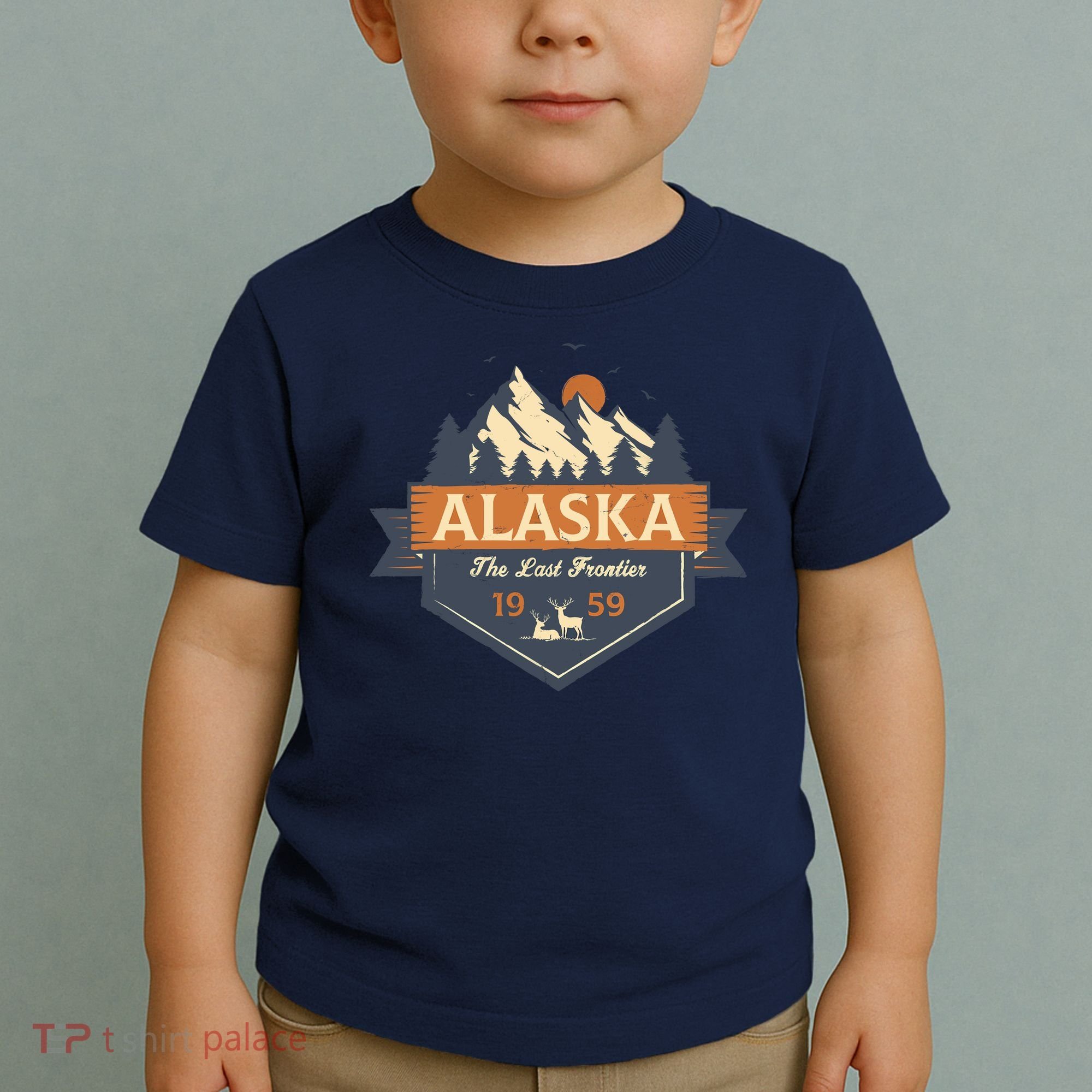 Last Frontier Retro Alaska Toddler T-Shirt