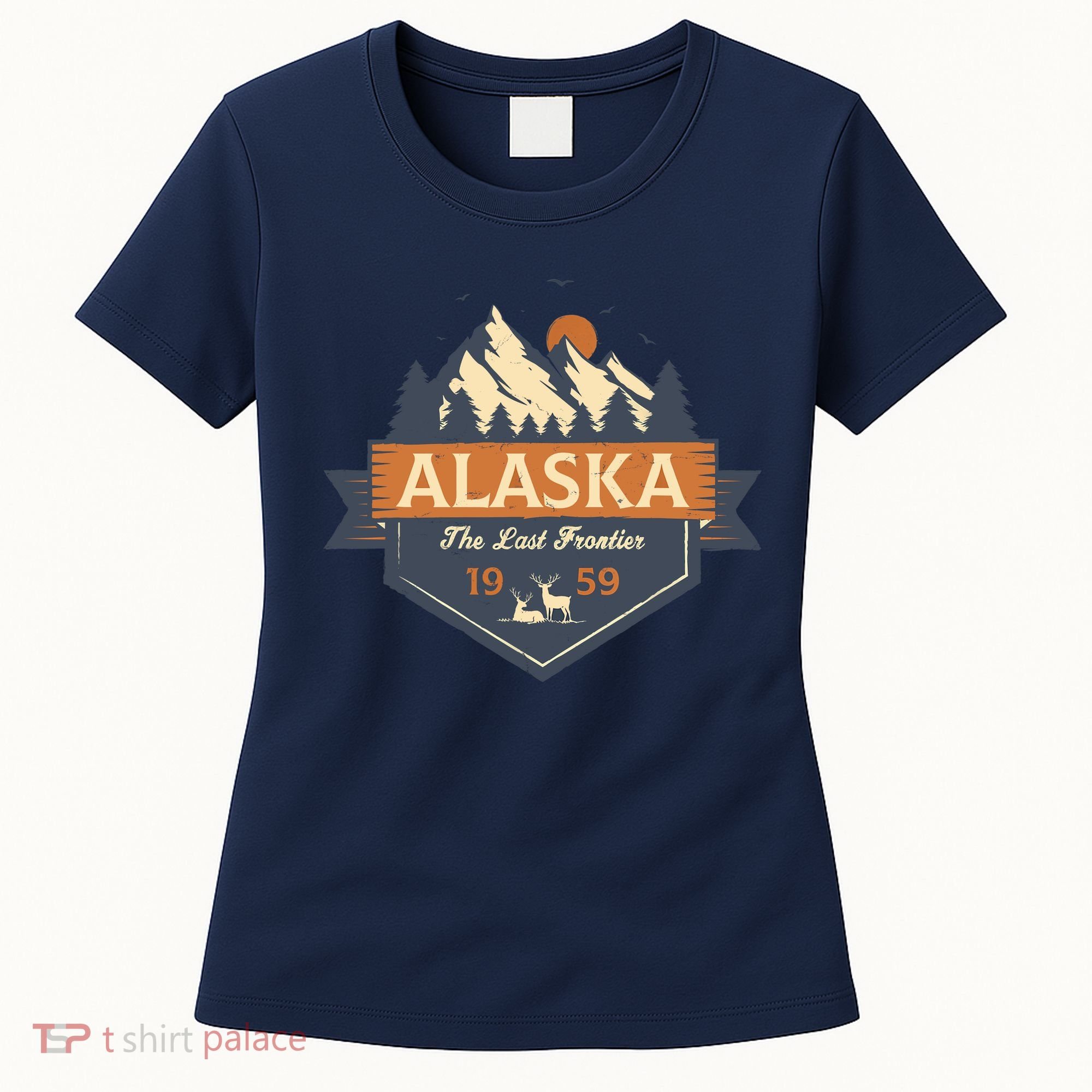Last Frontier Retro Alaska Women's T-Shirt