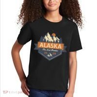 Last Frontier Retro Alaska Kids T-Shirt thumb 2