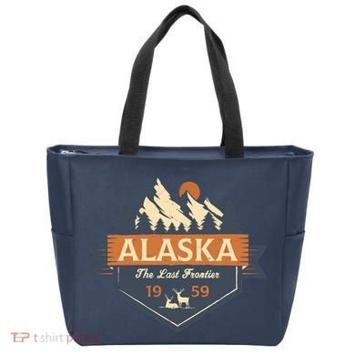 Last Frontier Retro Alaska Tote Bag