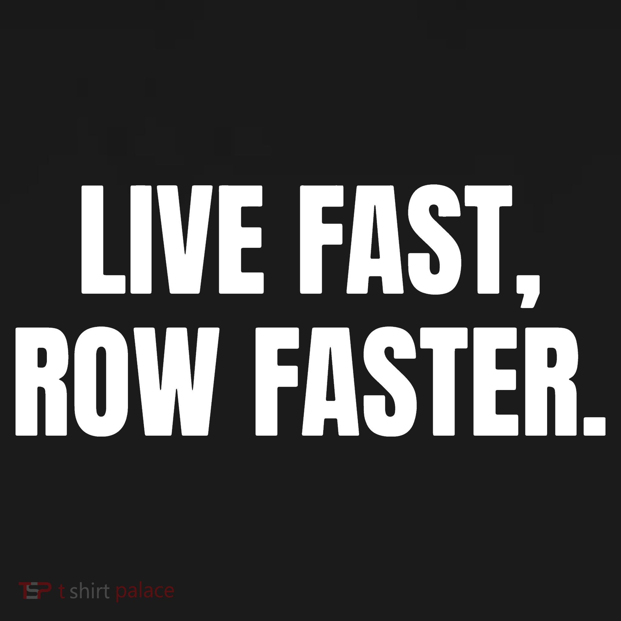 Live Fast, Row Faster Rowing Crew Team USA-Made Doggie Bandana