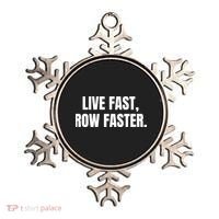Live Fast, Row Faster Rowing Crew Team Ornament thumb 0
