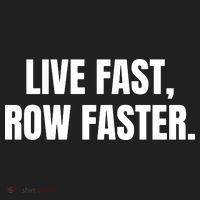 Live Fast, Row Faster Rowing Crew Team Hat thumb 2