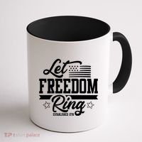 Let Freedom Ring Established 1776 Coffee Mug thumb 1