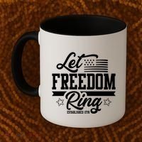 Let Freedom Ring Established 1776 Coffee Mug thumb 2
