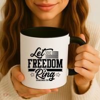 Let Freedom Ring Established 1776 Coffee Mug thumb 3