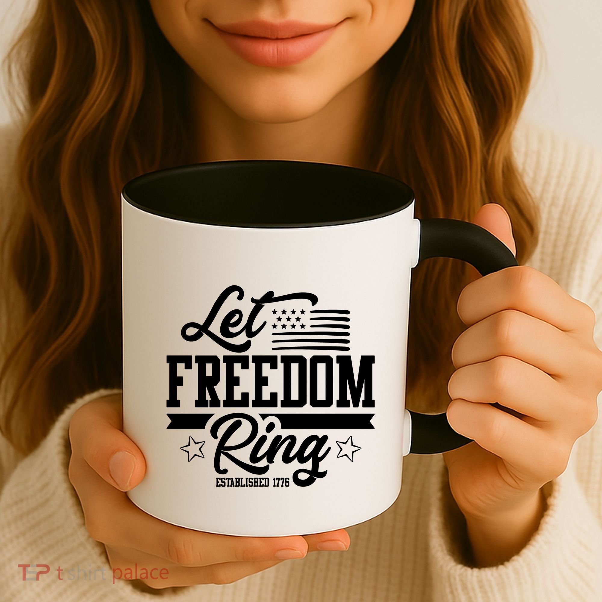 Let Freedom Ring Established 1776 Coffee Mug