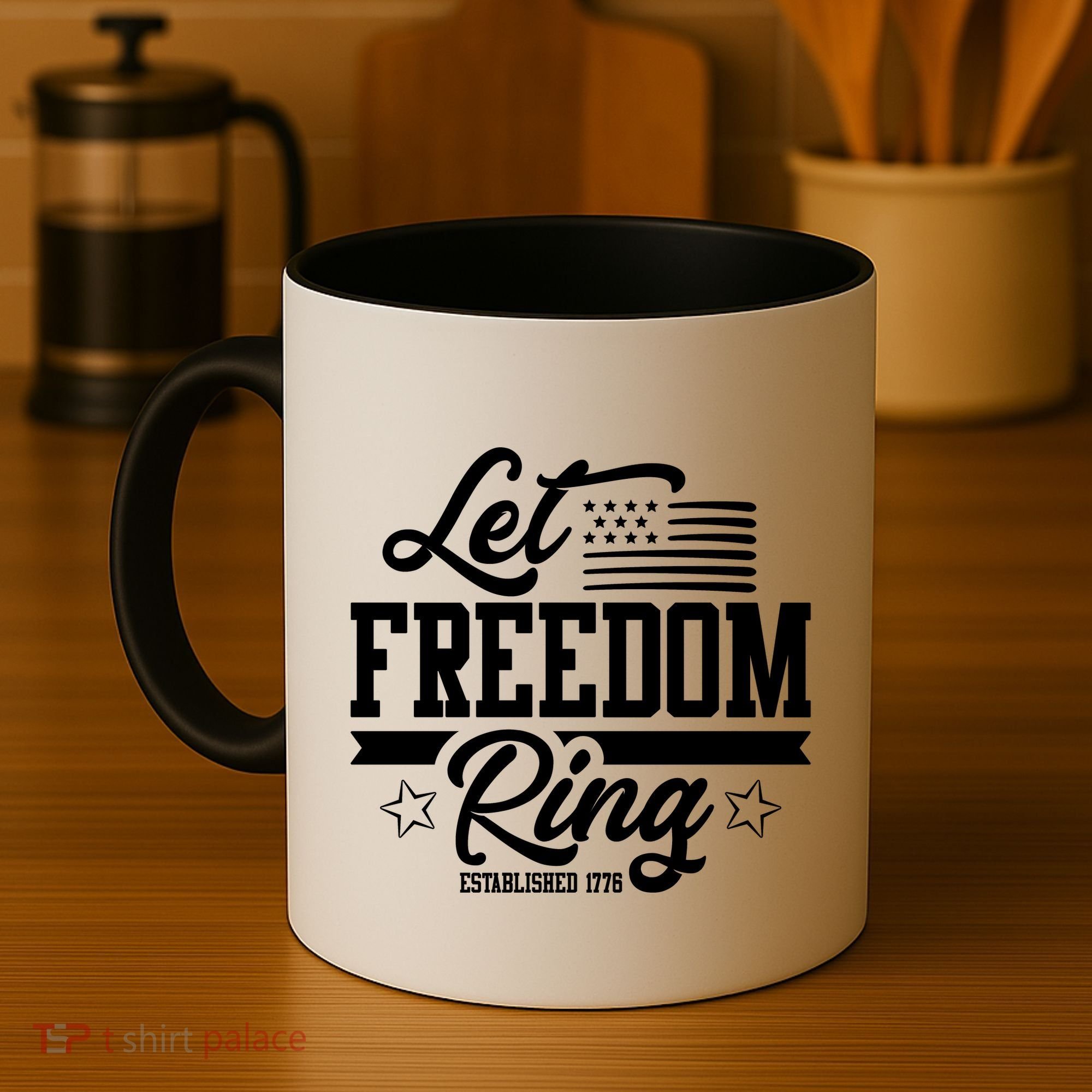 Let Freedom Ring Established 1776 Coffee Mug