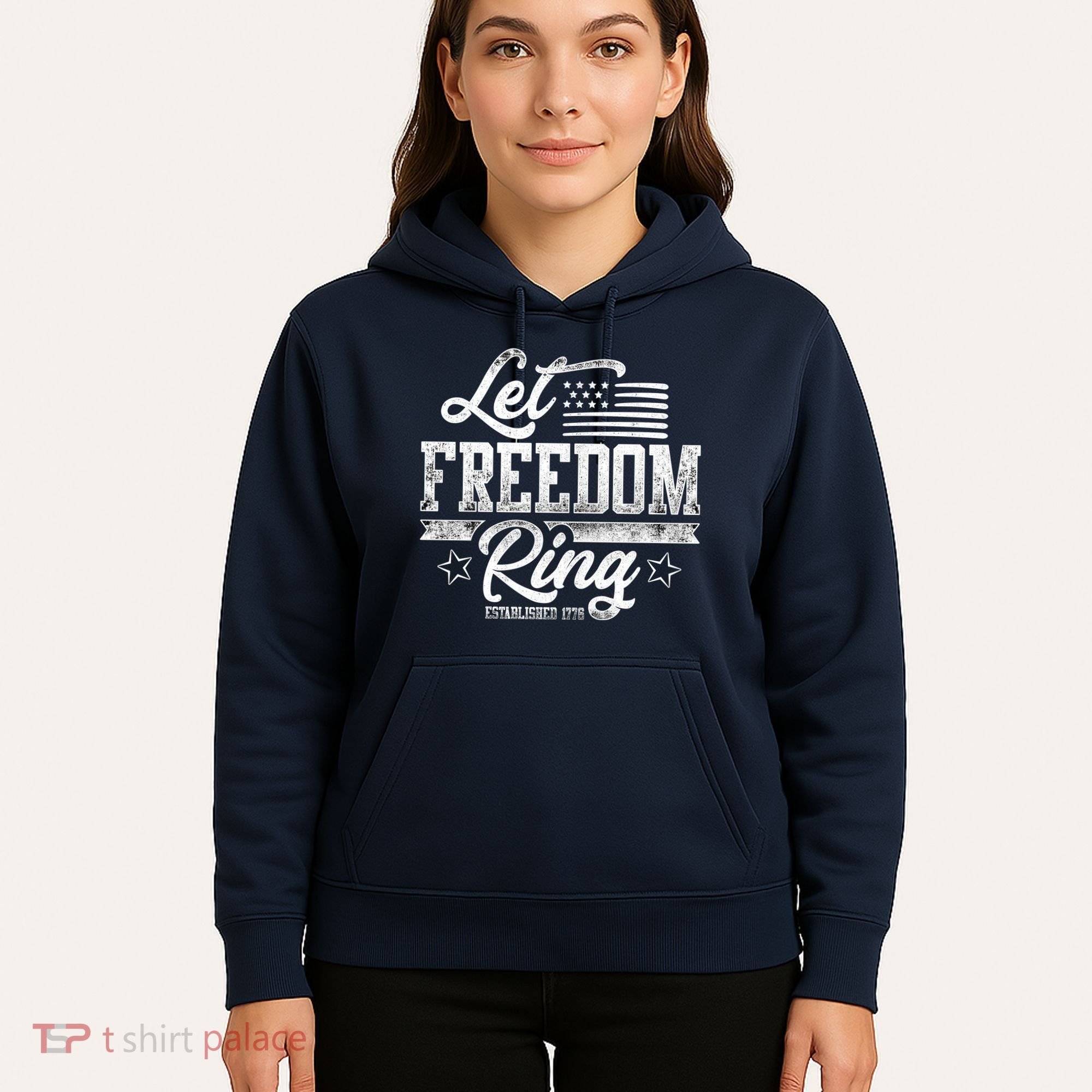 Let Freedom Ring Established 1776 Hoodie