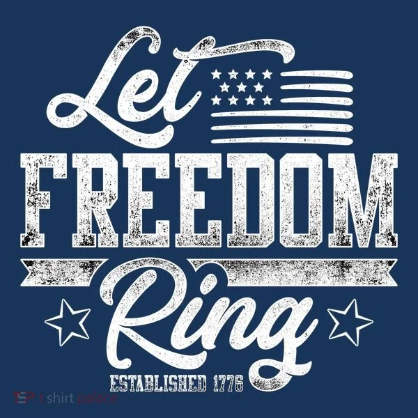 Let Freedom Ring Established 1776 Bucket Hat