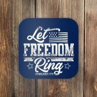 Let Freedom Ring Established 1776 Coaster thumb 0