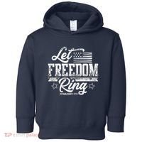 Let Freedom Ring Established 1776 Toddler Hoodie thumb 0