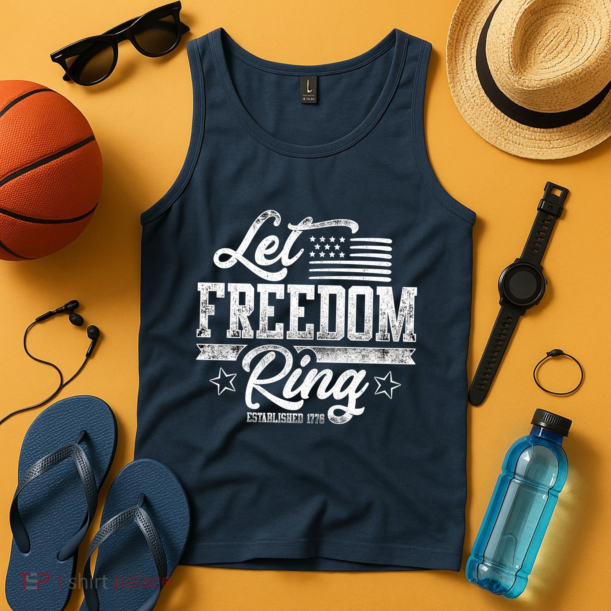 Let Freedom Ring Established 1776 Tank Top