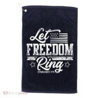 Let Freedom Ring Established 1776 Golf Towel thumb 0