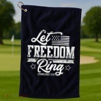 Let Freedom Ring Established 1776 Golf Towel thumb 1