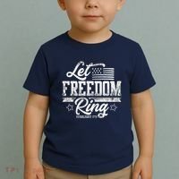 Let Freedom Ring Established 1776 Toddler T-Shirt thumb 2