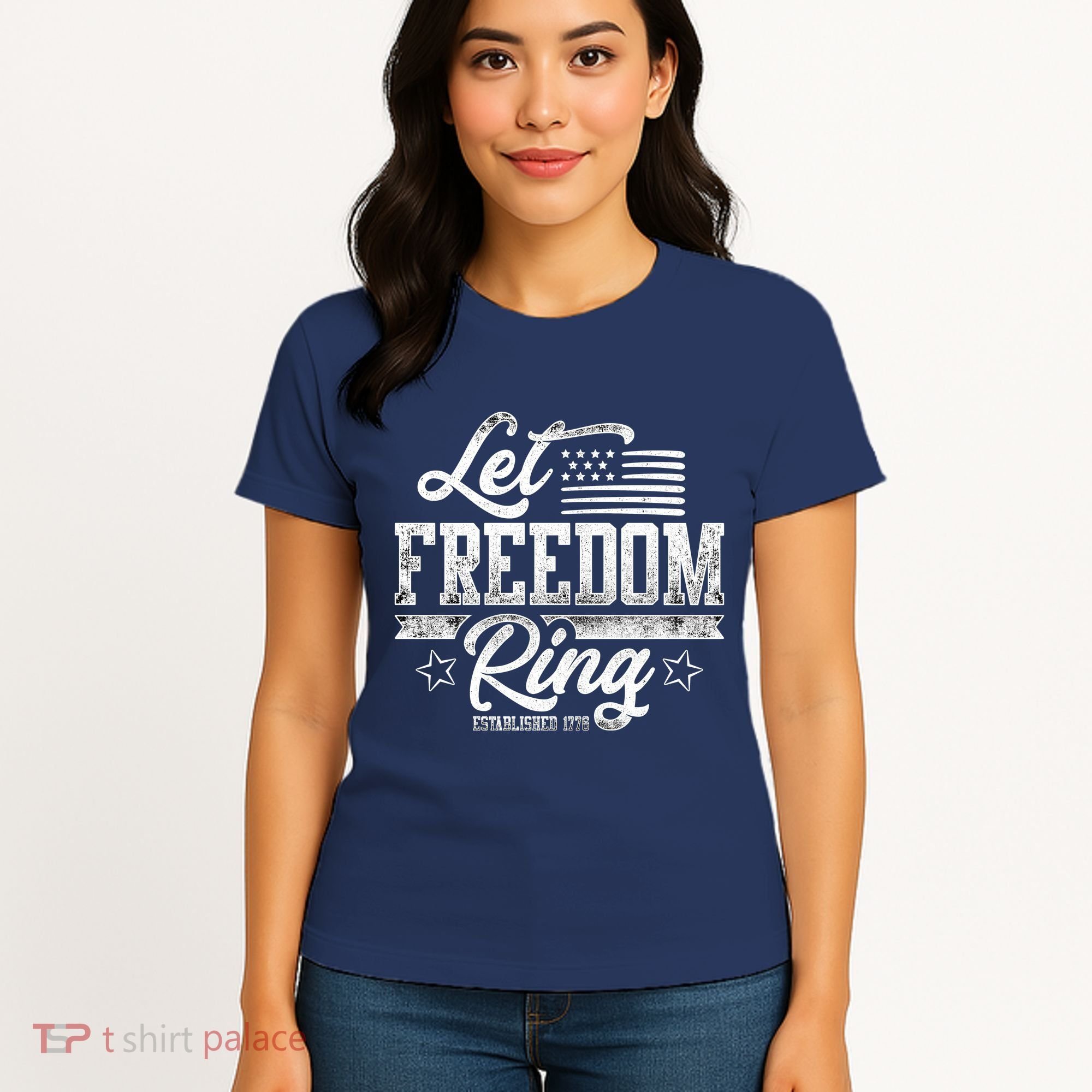Let Freedom Ring Established 1776 Women's T-Shirt