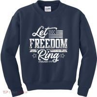 Let Freedom Ring Established 1776 Kids Sweatshirt thumb 0